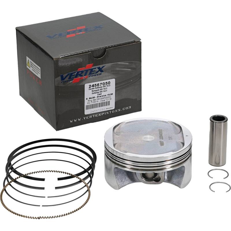 Can-Am Outlander 450 Piston Kit - Vertex Pistons - Cast Replica - `17-`21